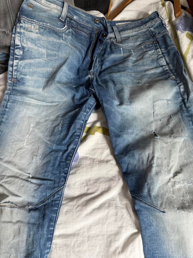 G-Star RAW Jeans - Diverse kleuren en maten, Ophalen of Verzenden, Gedragen, Blauw, Overige jeansmaten