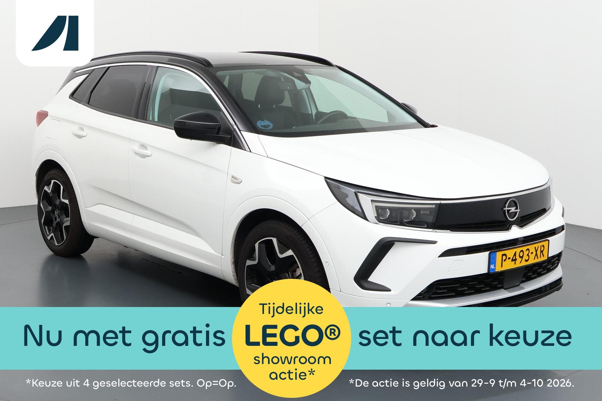 Opel Grandland 1.6 Turbo Plug-In Hybrid Business Elegance -, Euro 6, 4 cilinders, Leder en Stof, Wit