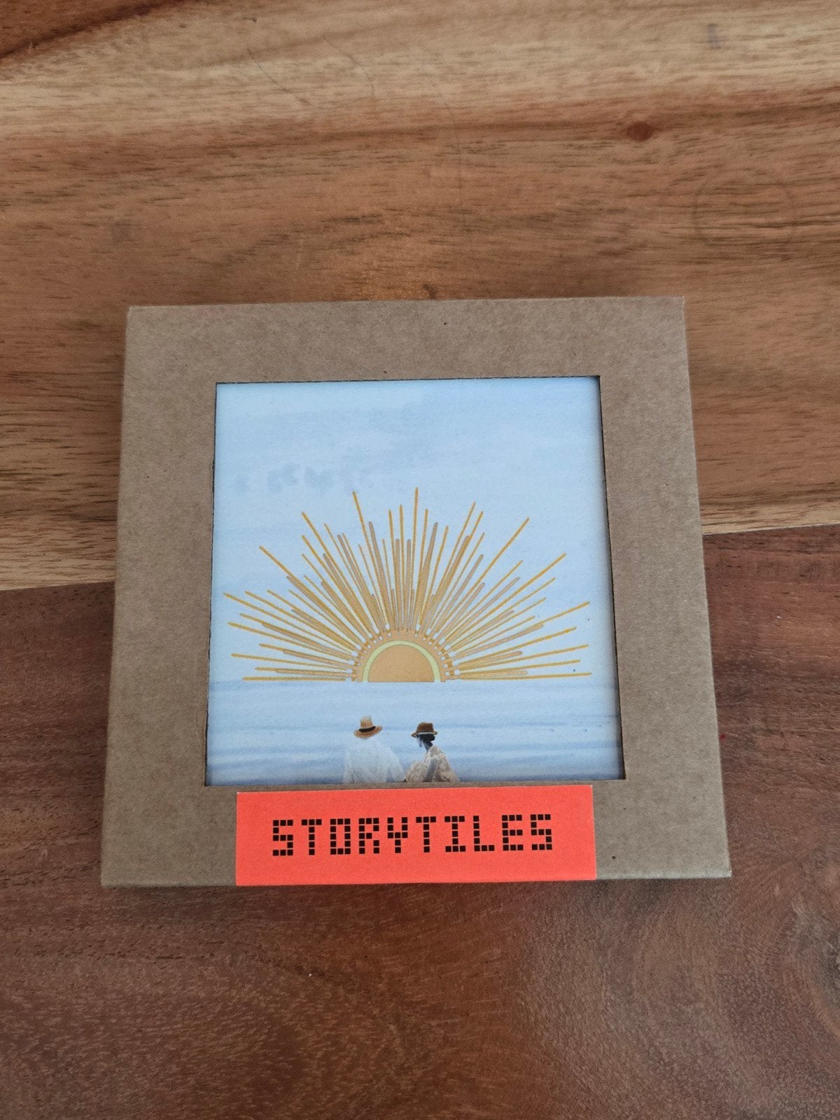 storytiles watching the sunset together, Ophalen of Verzenden