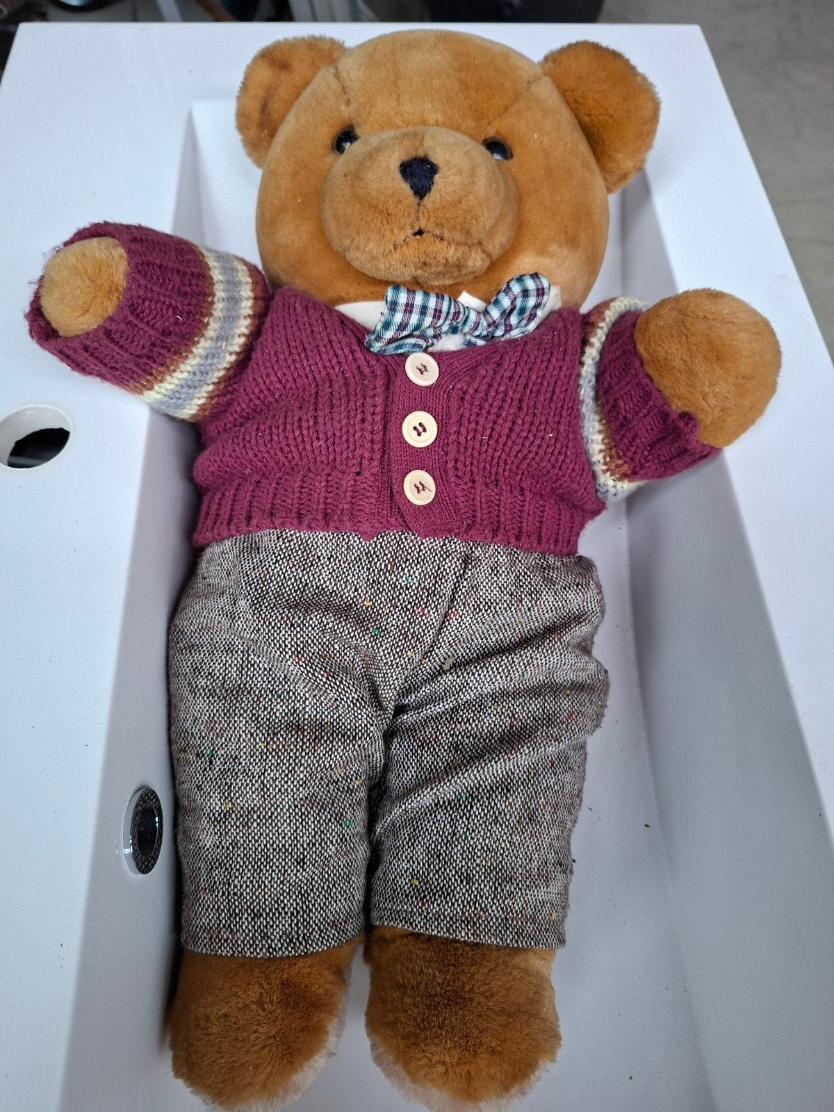 Vintage Bijenkorf Teddybeer - Zo goed als nieuw, Ophalen of Verzenden, Zo goed als nieuw
