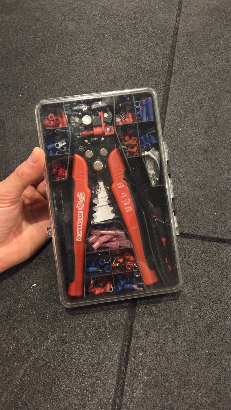 Parkside Krimptangset met 231 accessoires - Nieuw, Ophalen of Verzenden, Nieuw