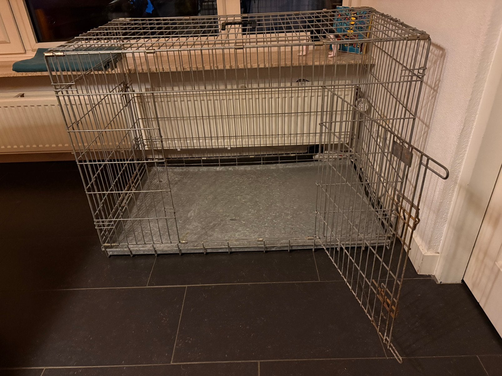 Grote inklapbare bench, Ophalen, Gebruikt, 75 tot 110 cm, 65 tot 100 cm