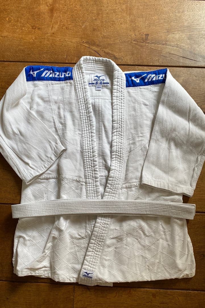Judopak maat 160, Maat XS of kleiner, Vechtsportpak, Zo goed als nieuw, Niet ingevuld