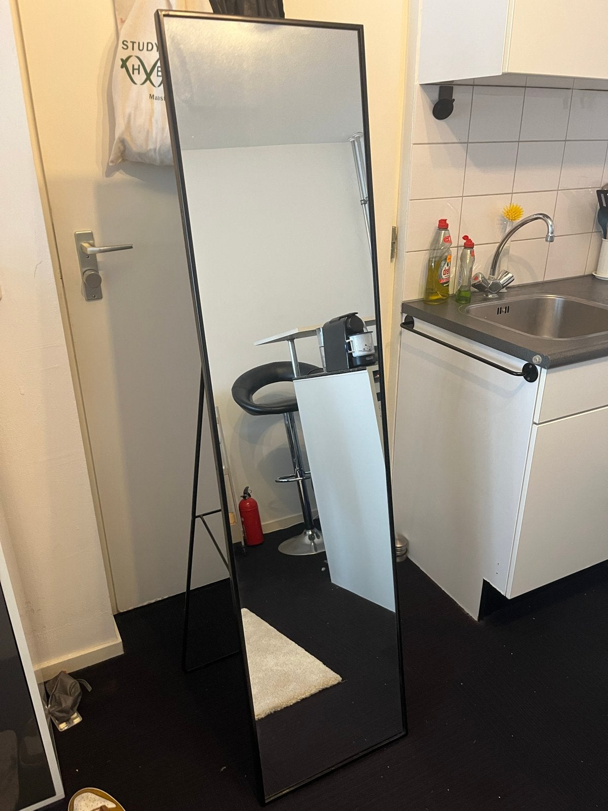 Mirror, Huis en Inrichting, Woonaccessoires | Spiegels, Ophalen, Minder dan 50 cm, Zo goed als nieuw, Minder dan 100 cm