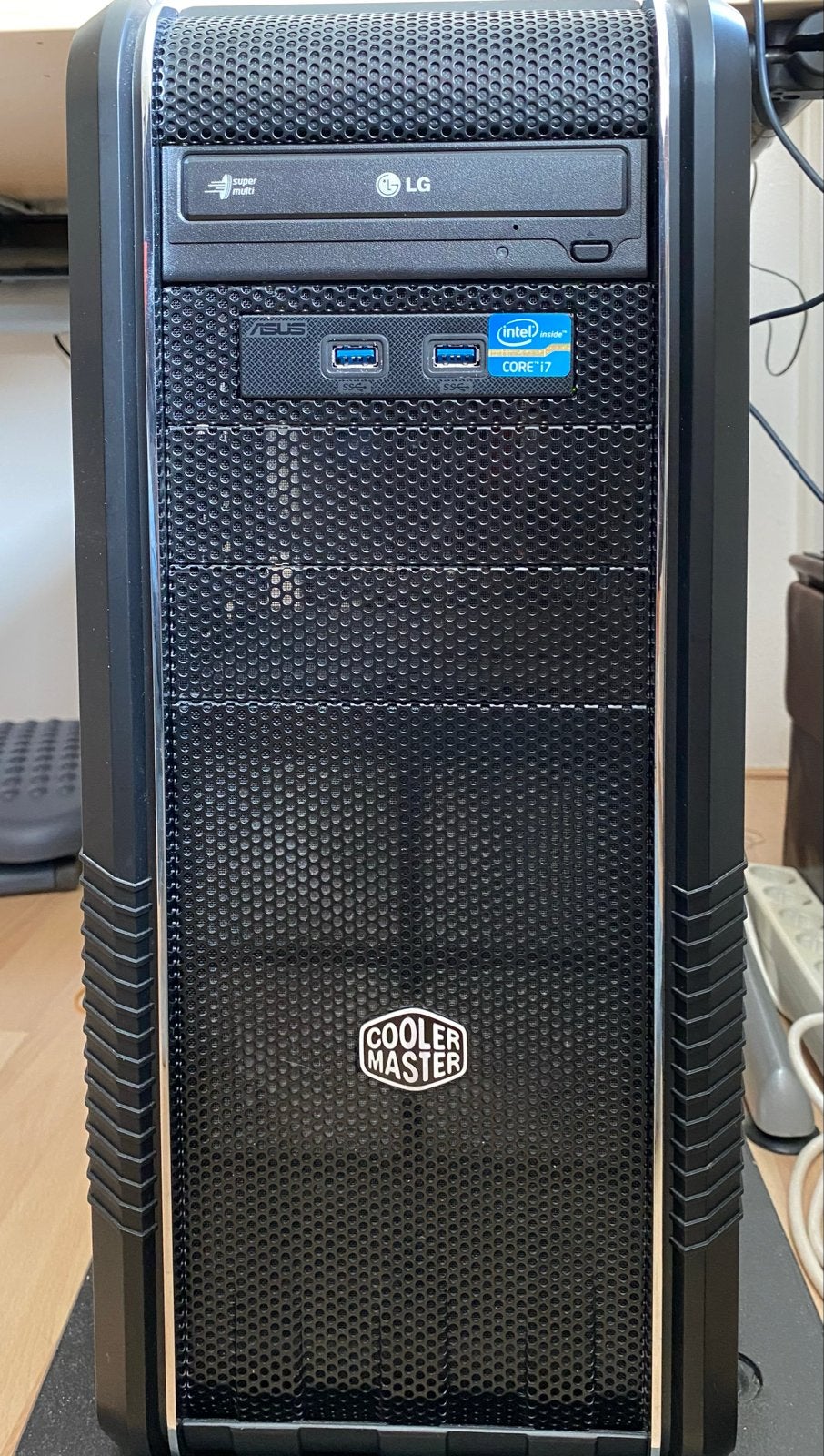 Linux desktop PC met Intel Core i7,Cooler Master behuizing, Ophalen, Gebruikt, HDD, Gaming