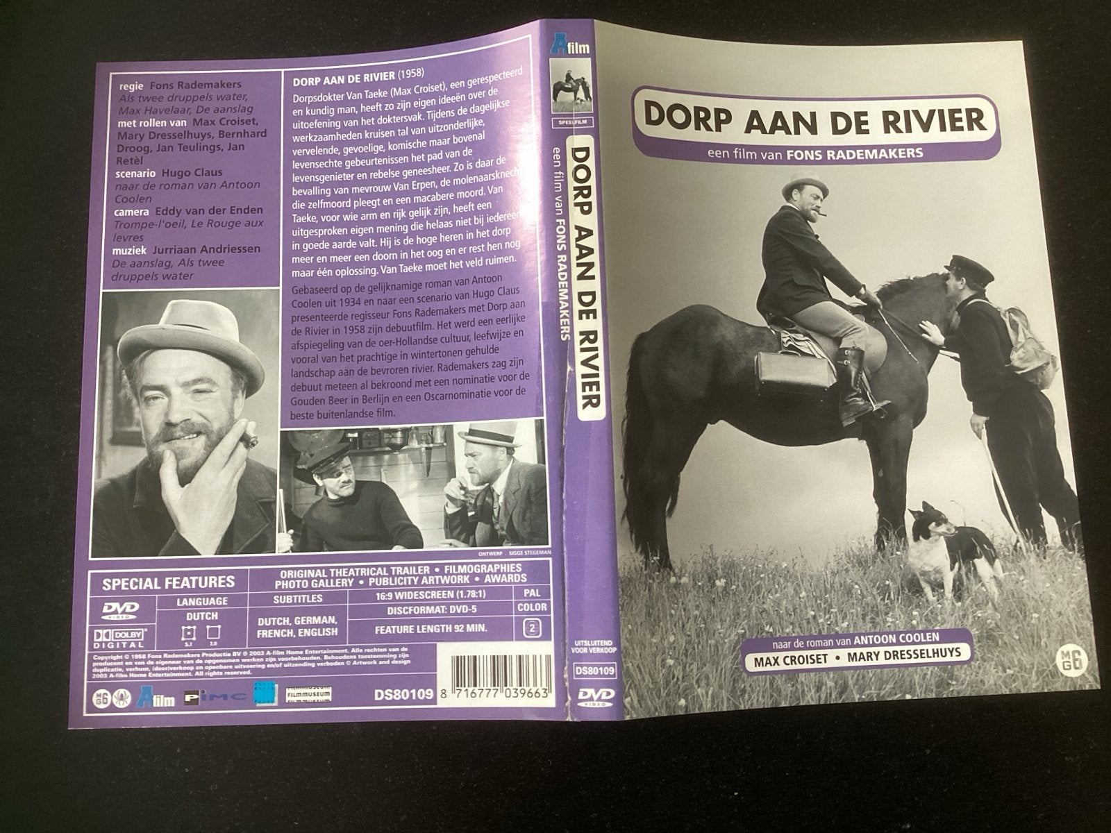 Dorp aan de Rivier - Klassieke Nederlandse Film op DVD, Nederlands, Gebruikt, Bonusmateriaal, Ophalen of Verzenden