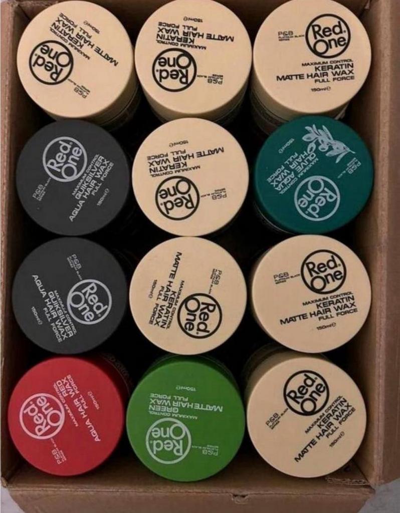 2 dozen Red One Haarwax, Sieraden, Tassen en Uiterlijk, Uiterlijk | Haarverzorging, Ophalen of Verzenden, Nieuw, Gel, Wax, Haarlak of Mousse