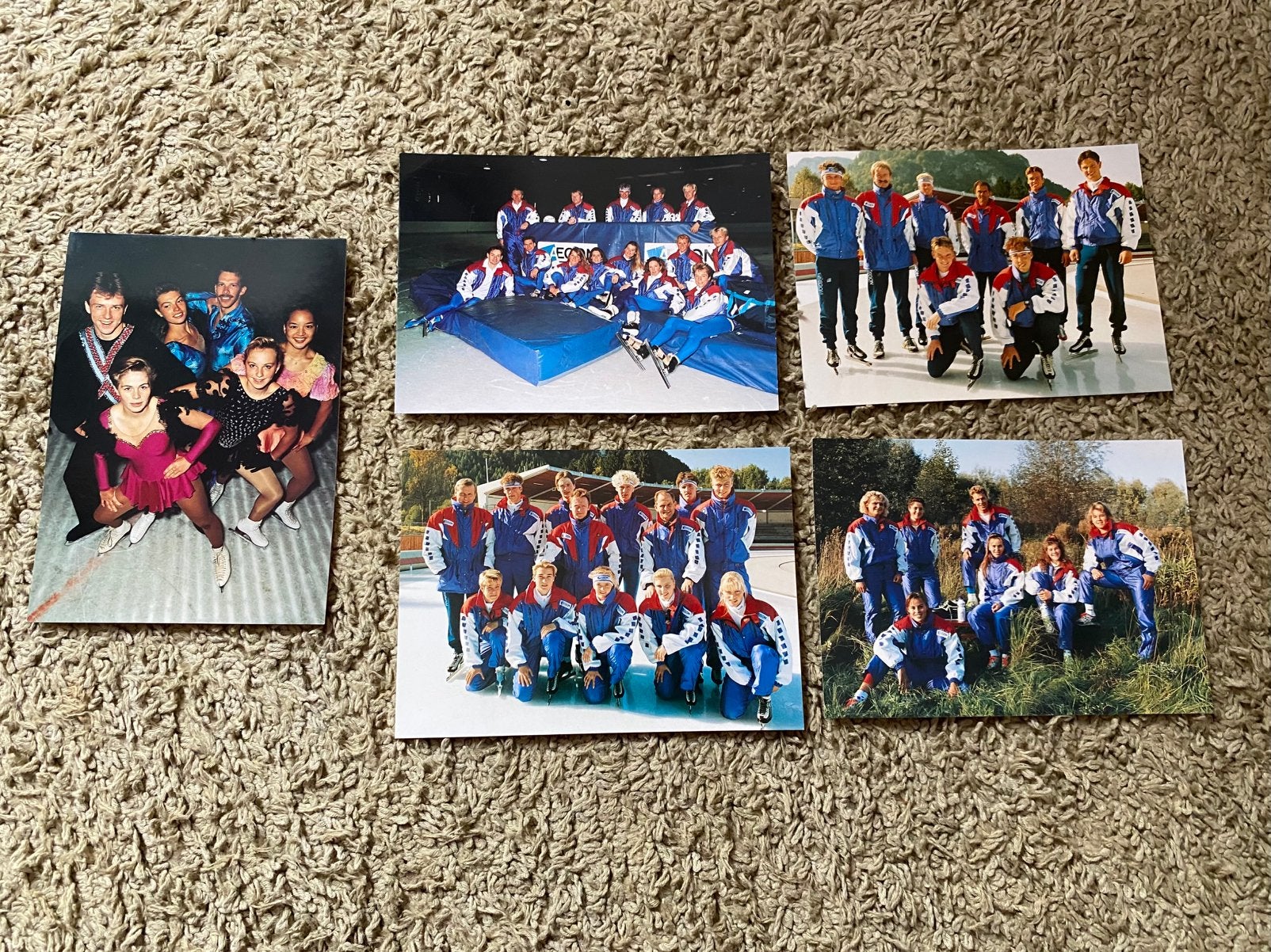 Set 5 KNSB Schaatskaarten AEGON ‘91/‘92 Ritsma/ van Gennip, Sport en Fitness, Schaatsen, Ophalen of Verzenden, Zo goed als nieuw