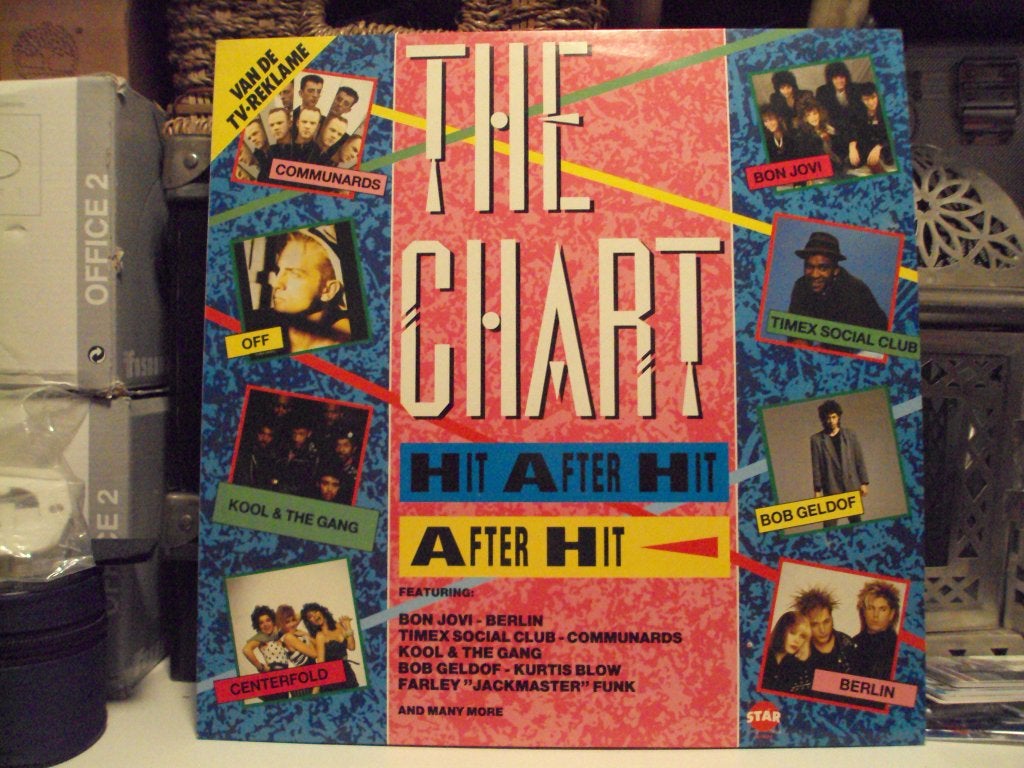 The Chart - Hit After Hit After Hit LP (Bon Jovi, Berlin)140, LP, Ophalen of Verzenden, Zo goed als nieuw, Pop