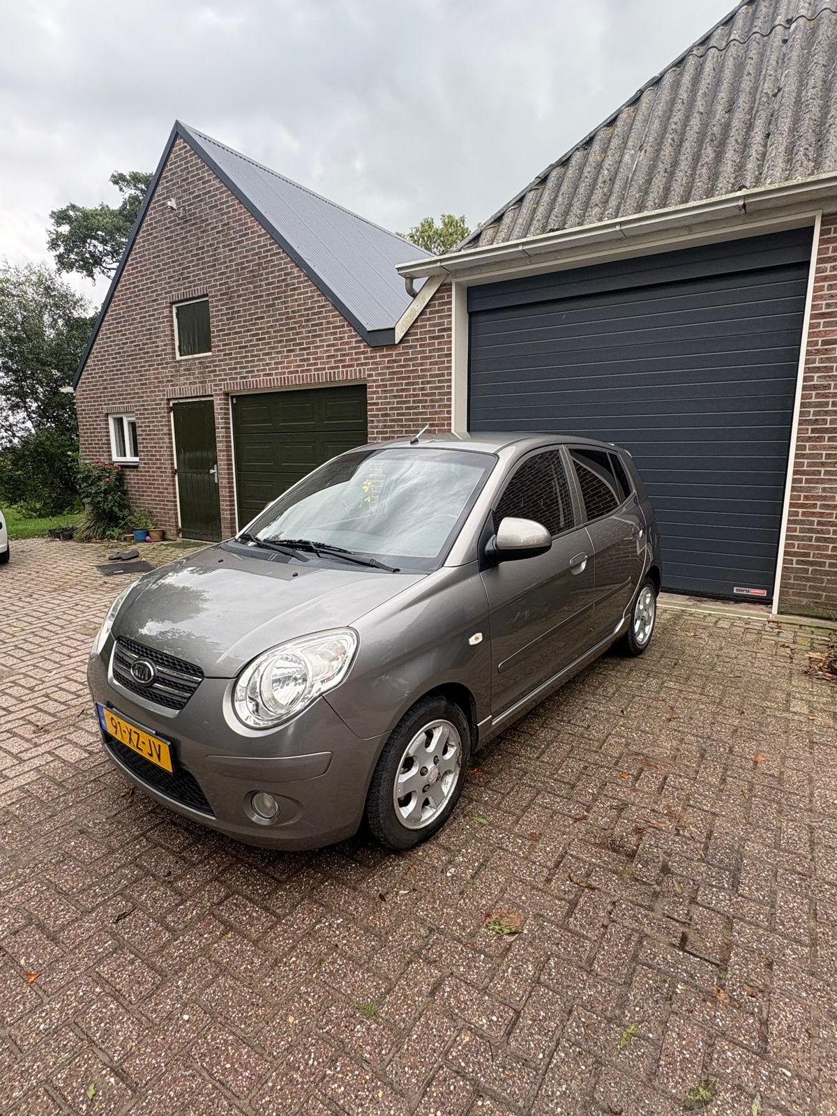 Kia Picanto 1.1 48KW 2007 Grijs, 836 kg, 4 cilinders, 400 kg, Origineel Nederlands