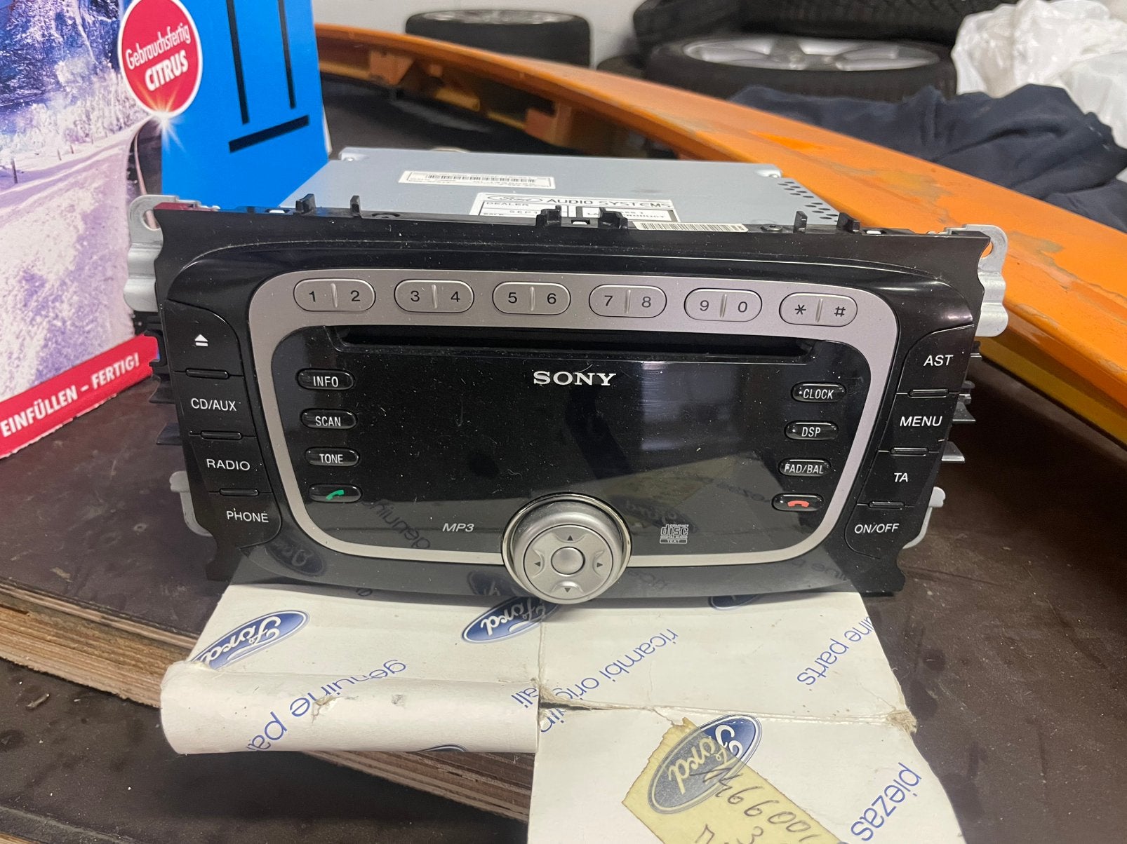 Radio MK2 Focus ST Origineel, Auto diversen, Autoradio's, Ophalen of Verzenden, Zo goed als nieuw