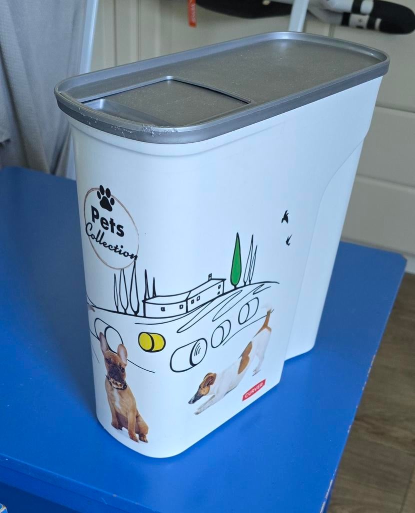 Curver container voor droogvoer, 6L - Love Pets, voer, Dieren en Toebehoren, Ophalen of Verzenden, Zo goed als nieuw