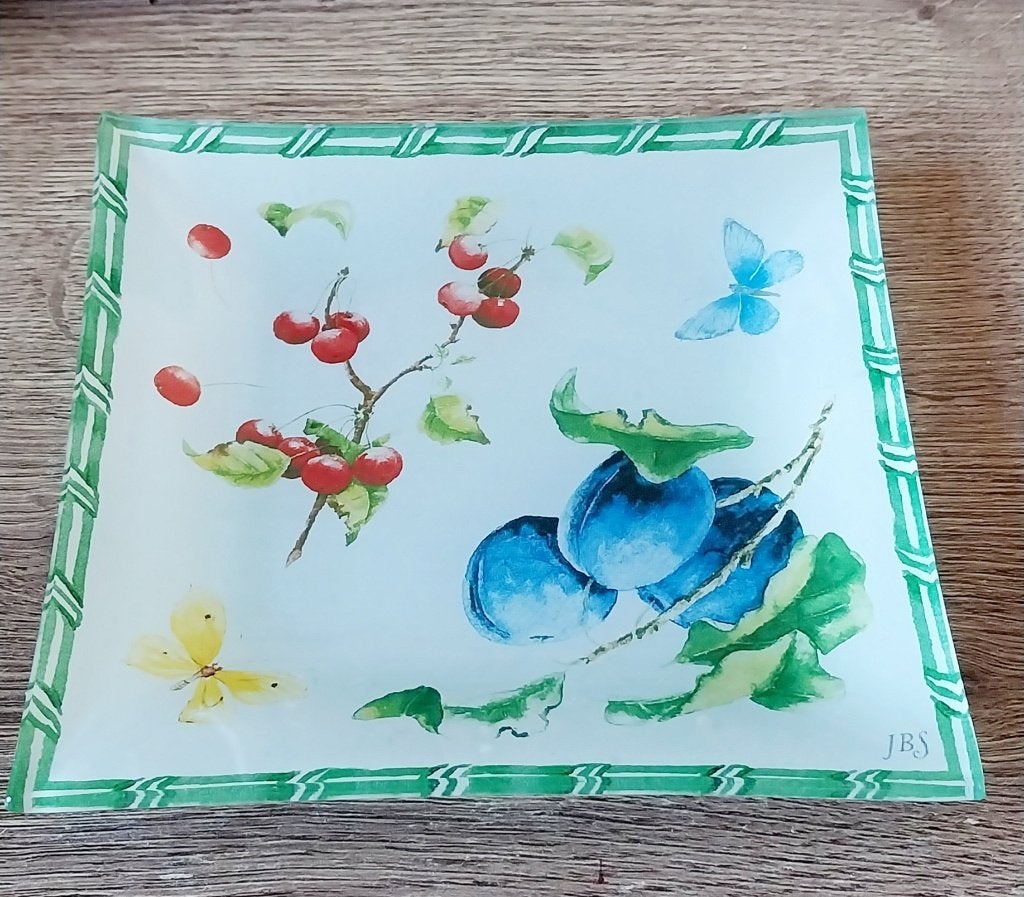 Decoratief glazen schaaltje  van JBS, Huis en Inrichting, Overige merken, Ophalen of Verzenden, Overige stijlen, Glas