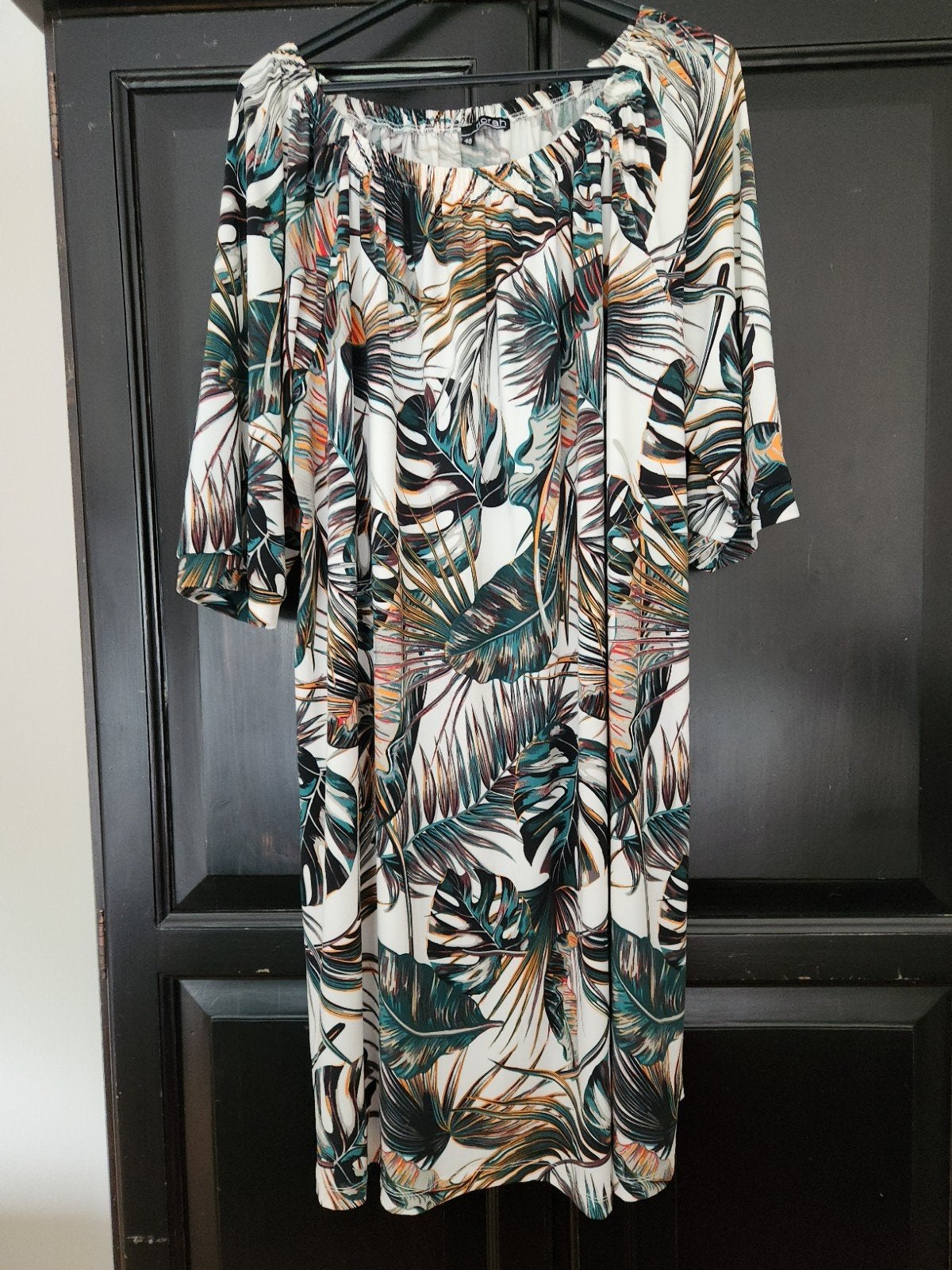 Leuke tuniek/jurk 48, Kleding | Dames, Grote Maten, Ophalen of Verzenden, Zo goed als nieuw, Wit, Blouse of Tuniek