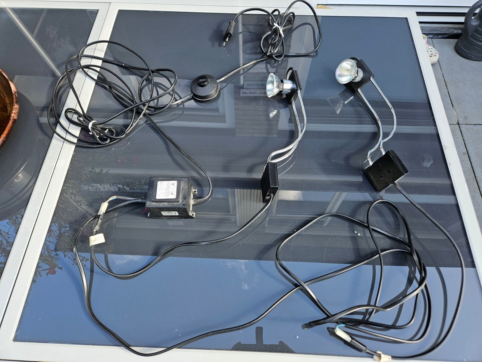 Halogeen kastverlichting boven deuren  - Spotjes m Transform, Metaal, Gebruikt, Sylvania, Overige fittingen