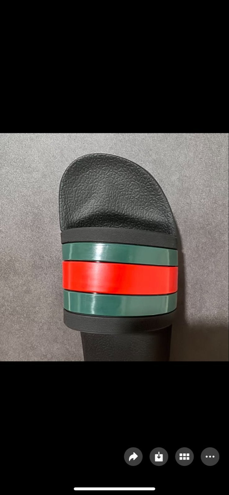Gucci Slippers met Groen/Rood Maat 41 t/m 44, Ophalen of Verzenden, Nieuw, Zwart, Slippers