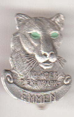 Emmen Noorder dierenpark groter vintage broche/ tijger, Verzenden, Zo goed als nieuw