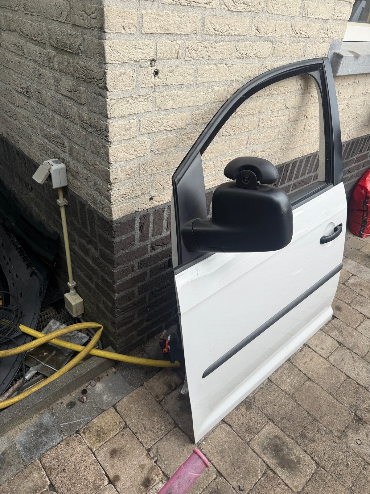 Volkswagen Caddy Deur lnks Voor Wit, Auto-onderdelen, Carrosserie en Plaatwerk, Gebruikt, Ophalen of Verzenden, Volkswagen, Voor