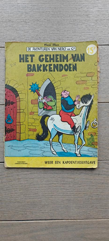 Nero en Co: Het Geheim van Bakkendoen (Oude Uitgave), Boeken, Stripboeken, Gelezen, Eén stripboek, Ophalen of Verzenden