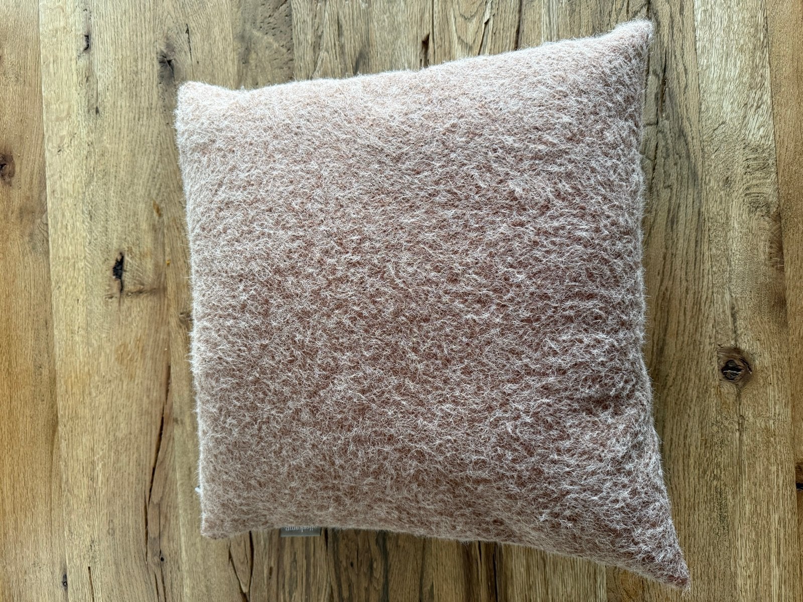 Eijerkamp Alpaca Sierkussen Mocha Mousse 50x50, Overige merken, Bruin, Vierkant, Nieuw