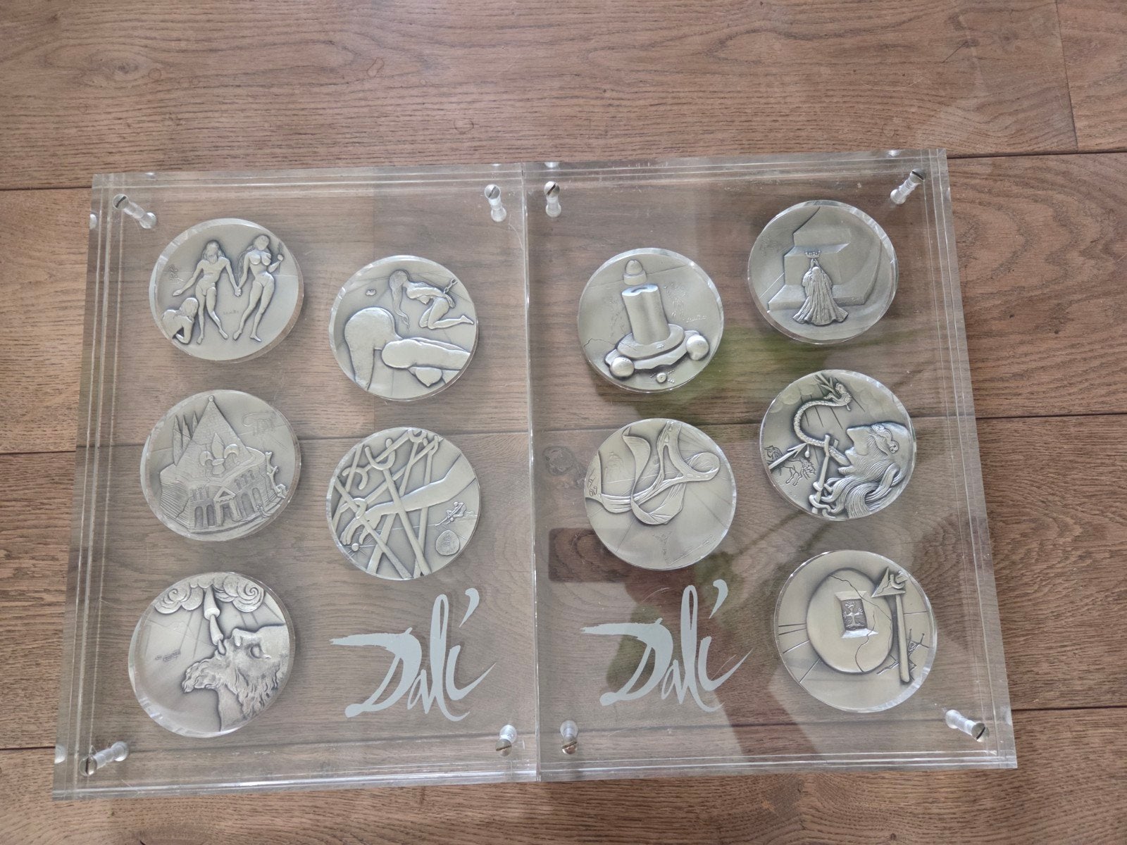 Salvador dali zilveren munten, Ophalen, Zilver
