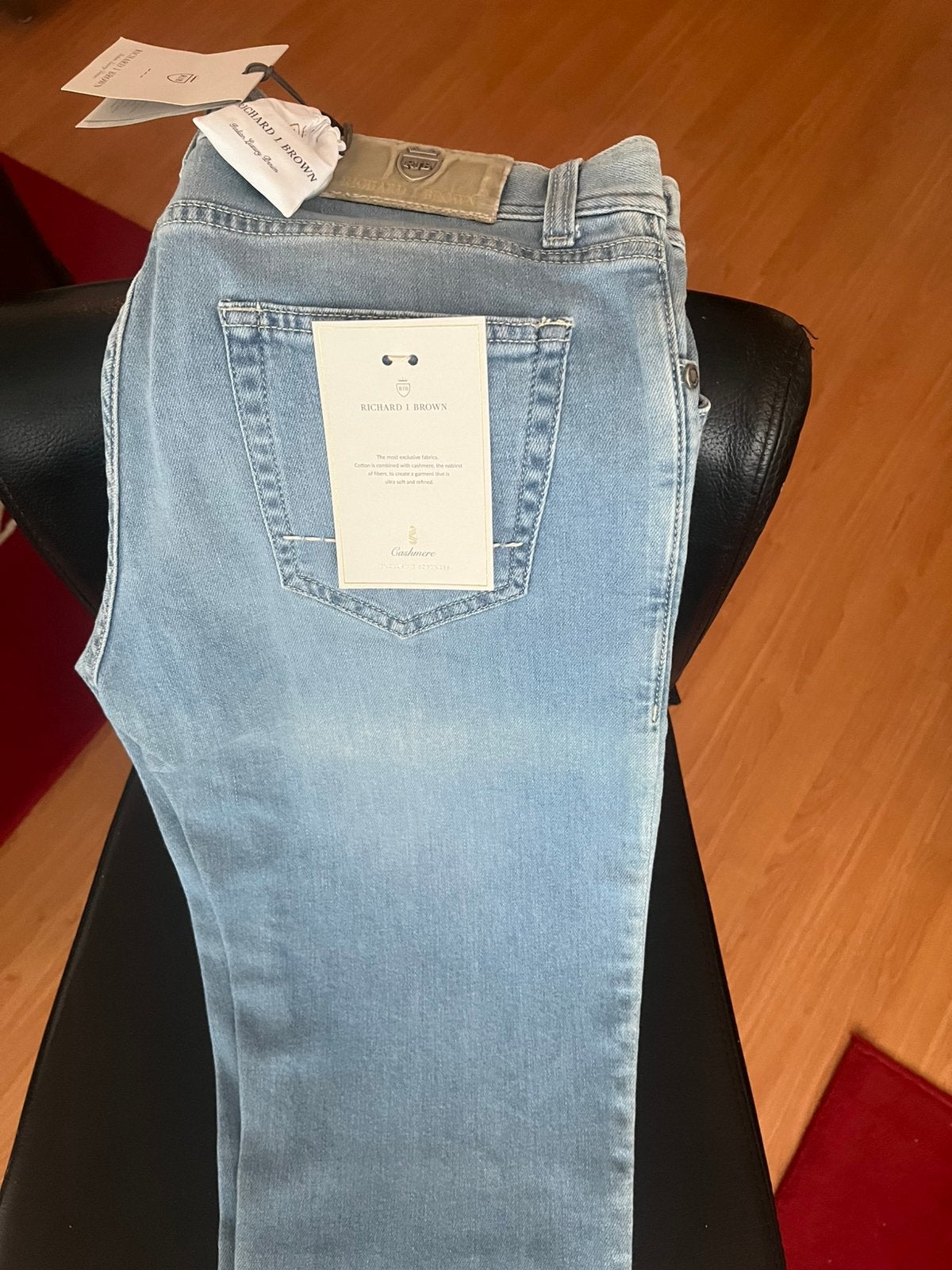 NIEUW RICHARD J BROWN TOKYO JEANS CASHMERE L -blauw Maat 34, Ophalen of Verzenden, Nieuw, Blauw, W33 - W34 (confectie 48/50)