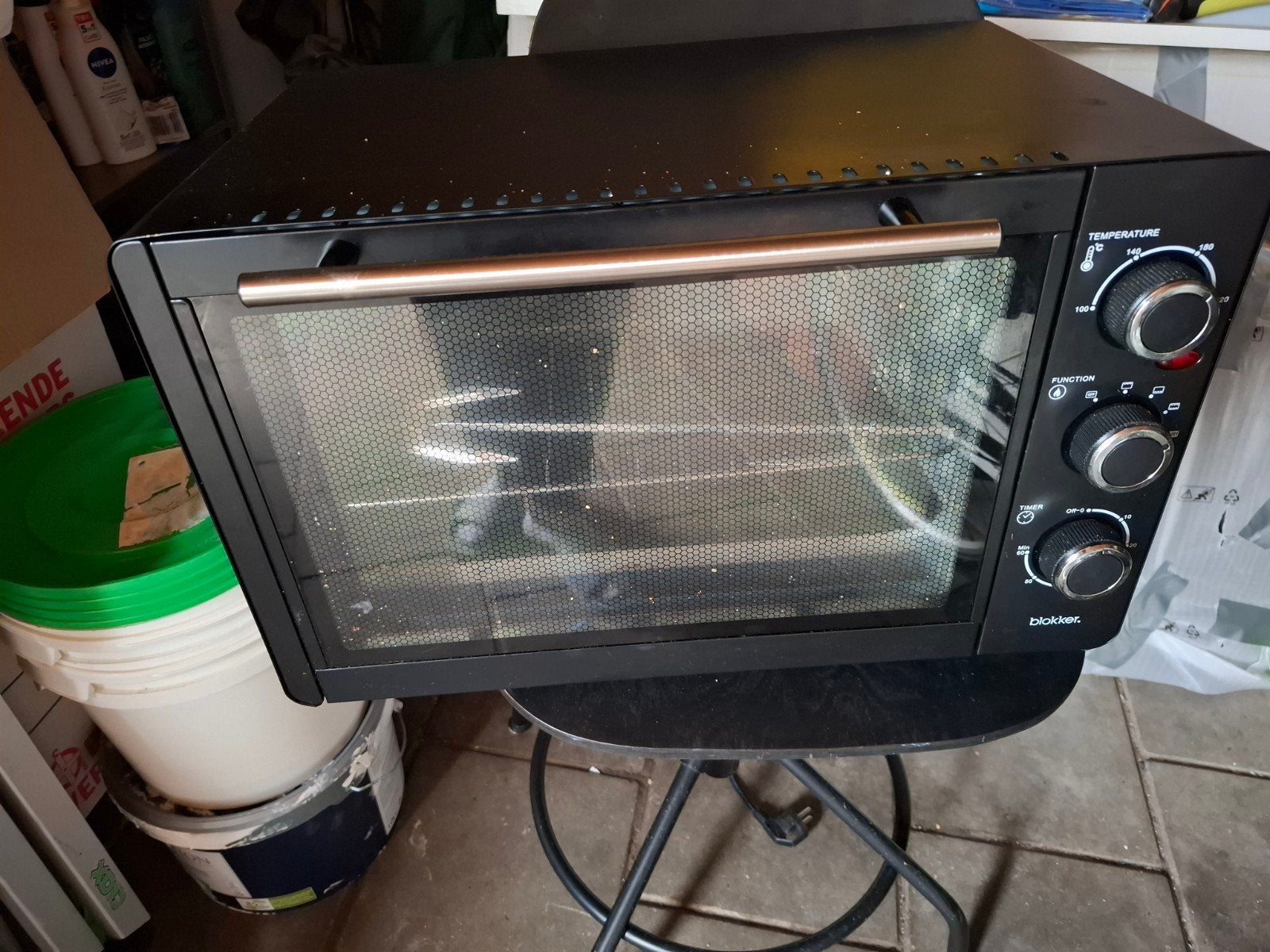 Blokker Mini-oven met grillfunctie - Compact en Gebruikt, Minder dan 45 cm, Gebruikt, Minder dan 45 cm, Ophalen of Verzenden