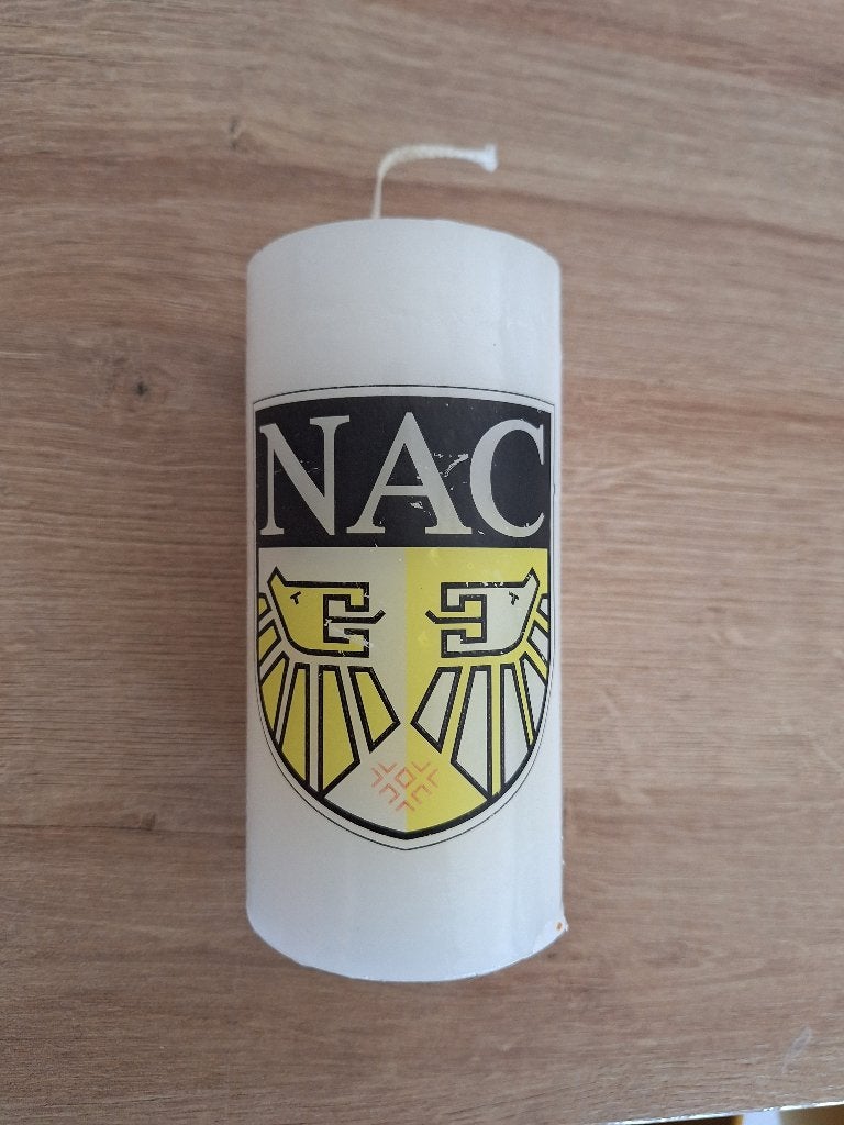 NAC Breda kaars, voor een klein prijsje op te halen!, Ophalen, Zo goed als nieuw, NAC Breda, Overige typen