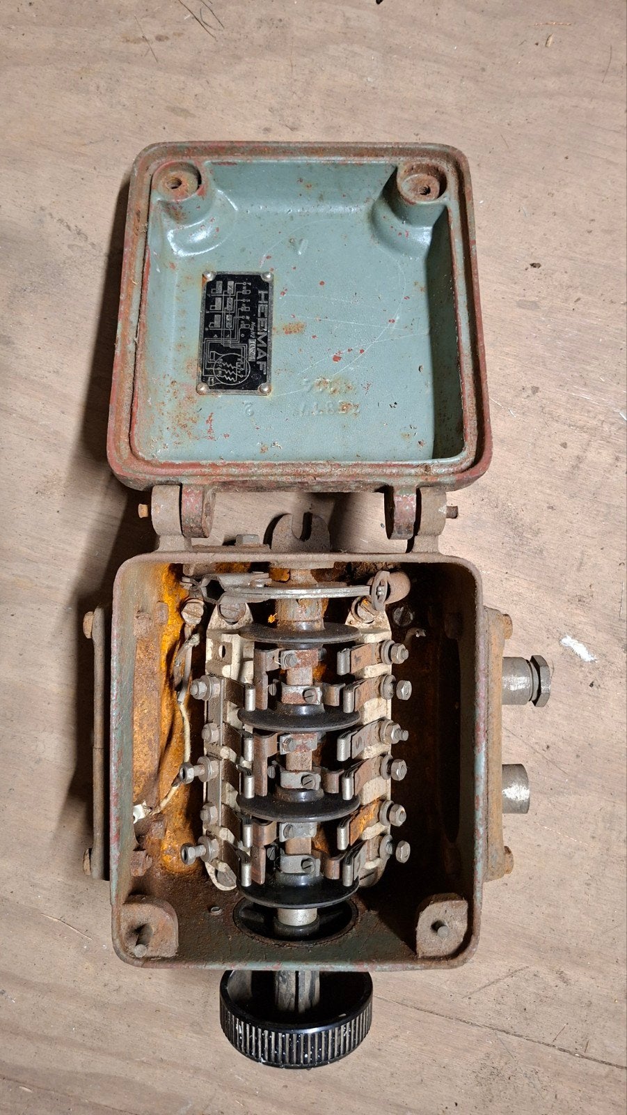 Oude industriële schakelaar 25A 500V - Vintage, Ophalen of Verzenden, Gebruikt