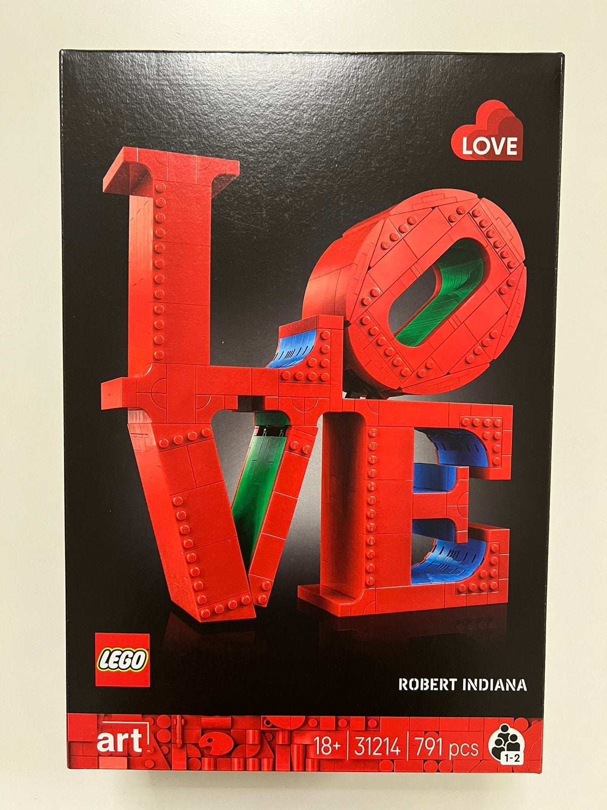 Lego art love 31214 (geseald) - Robert Indiana, Overige thema's, Lego, Nieuw, Ophalen of Verzenden