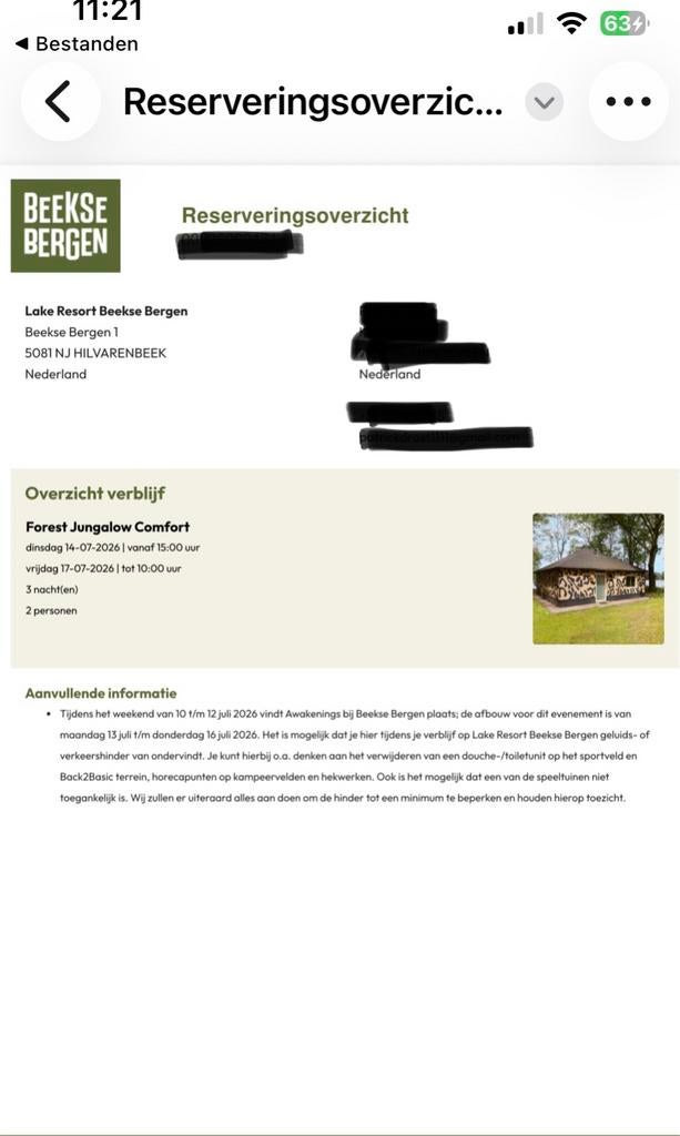Vakantie 3 nachten beekse bergen lake resort, Drie personen of meer