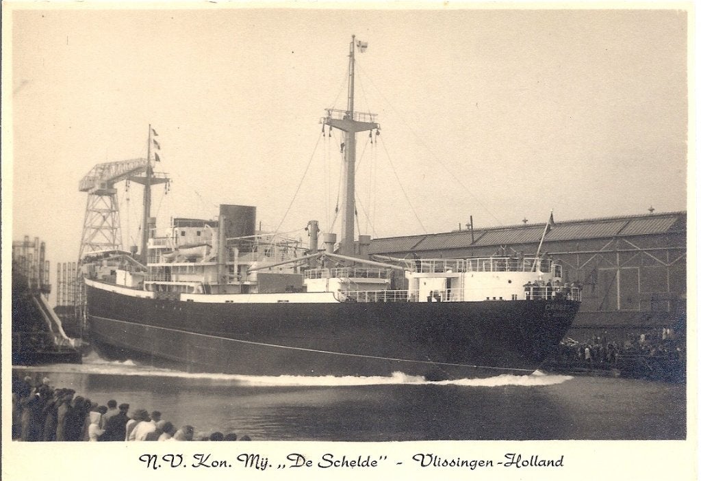 Fotokaart Vlissingen N.V.De Schelde + Franse teks achterkant, Verzamelen, Verzenden, 1940 tot 1960, Ongelopen, Zeeland