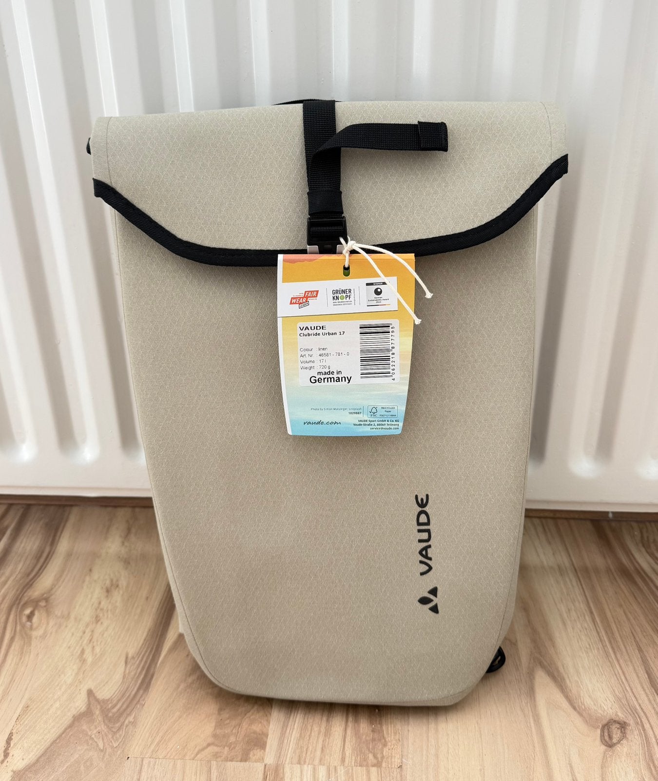 [Nieuw] Rugzak Vaude Clubride Urban 17 rugtas, Ophalen of Verzenden, Nieuw
