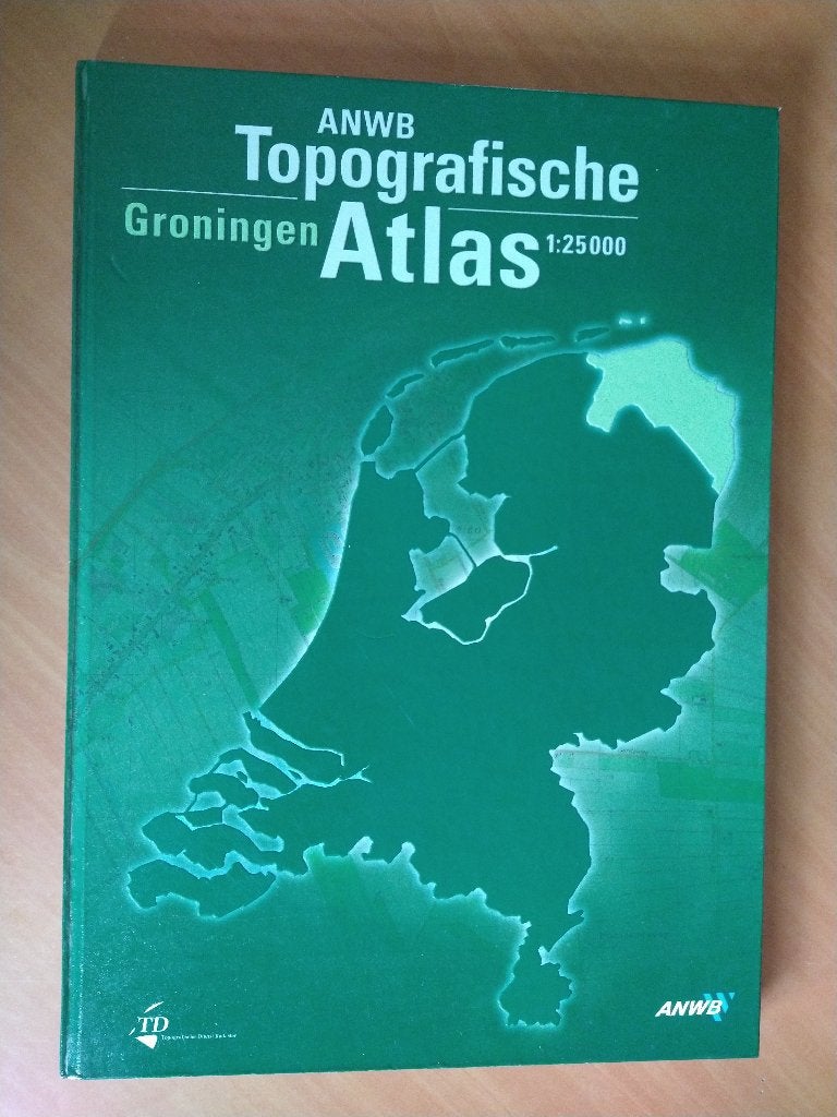 Topografische Atlas Groningen 1:25.000, Gelezen, 2000 tot heden, Ophalen of Verzenden, Landkaart