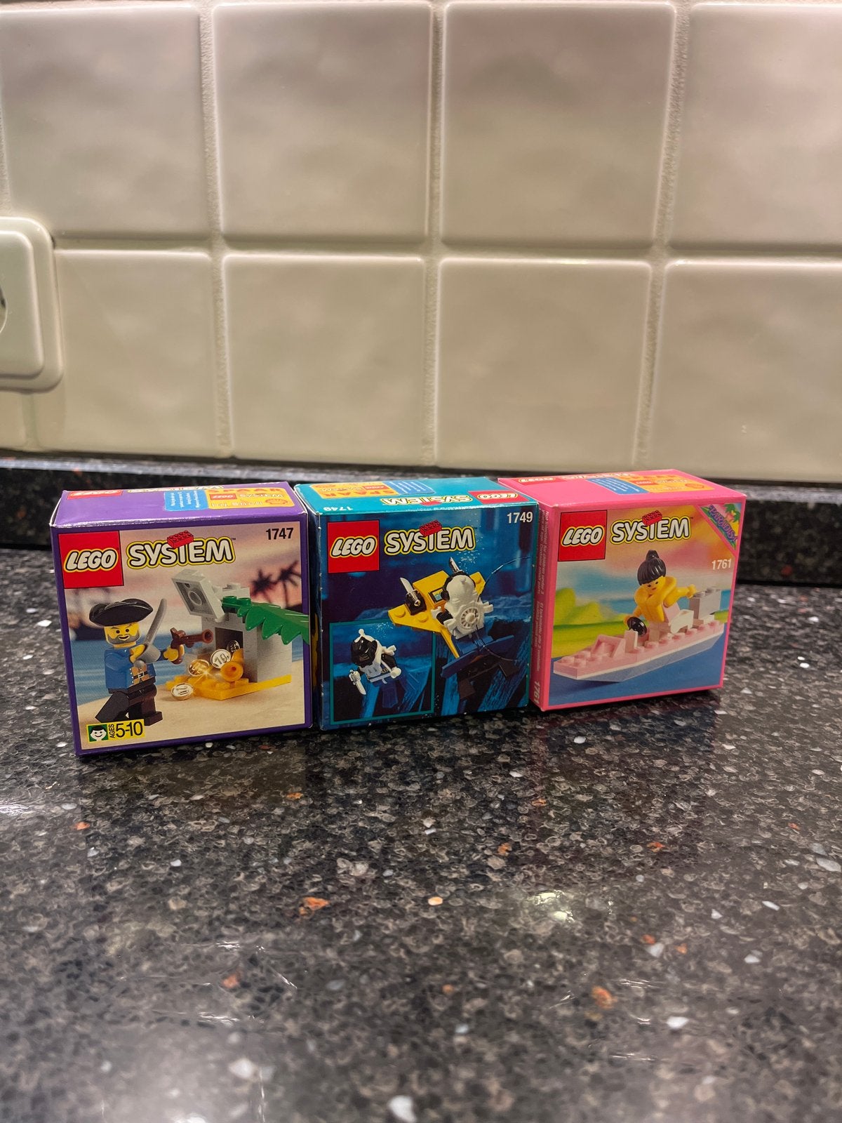 Vintage LEGO System Shell Promotie Sets (3 stuks), Ophalen of Verzenden, Nieuw, Overige merken