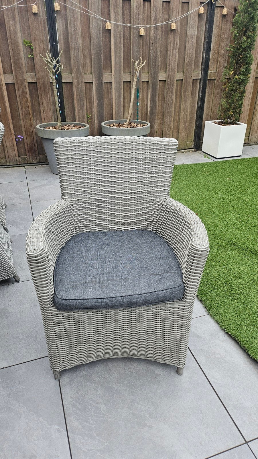 Luxe 6-persoons tuinset van Kees Smit., Tuin en Terras, Tuinsets en Loungesets, Ophalen, Gebruikt, 6 zitplaatsen, Teakhout