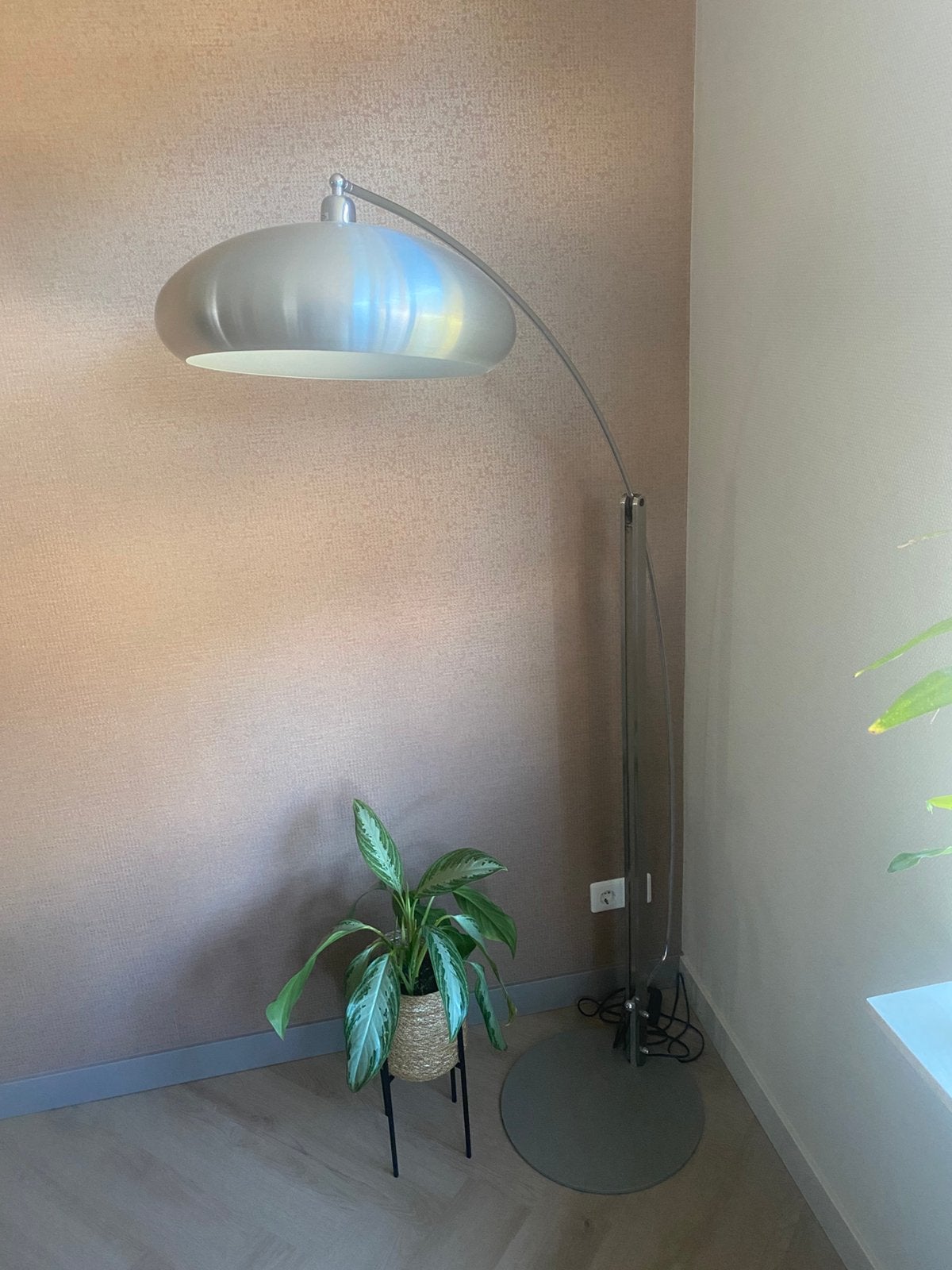 Strakke RVS vloerlamp - Rensing Light Design, Huis en Inrichting, Ophalen, Zo goed als nieuw, Metaal, 150 tot 200 cm