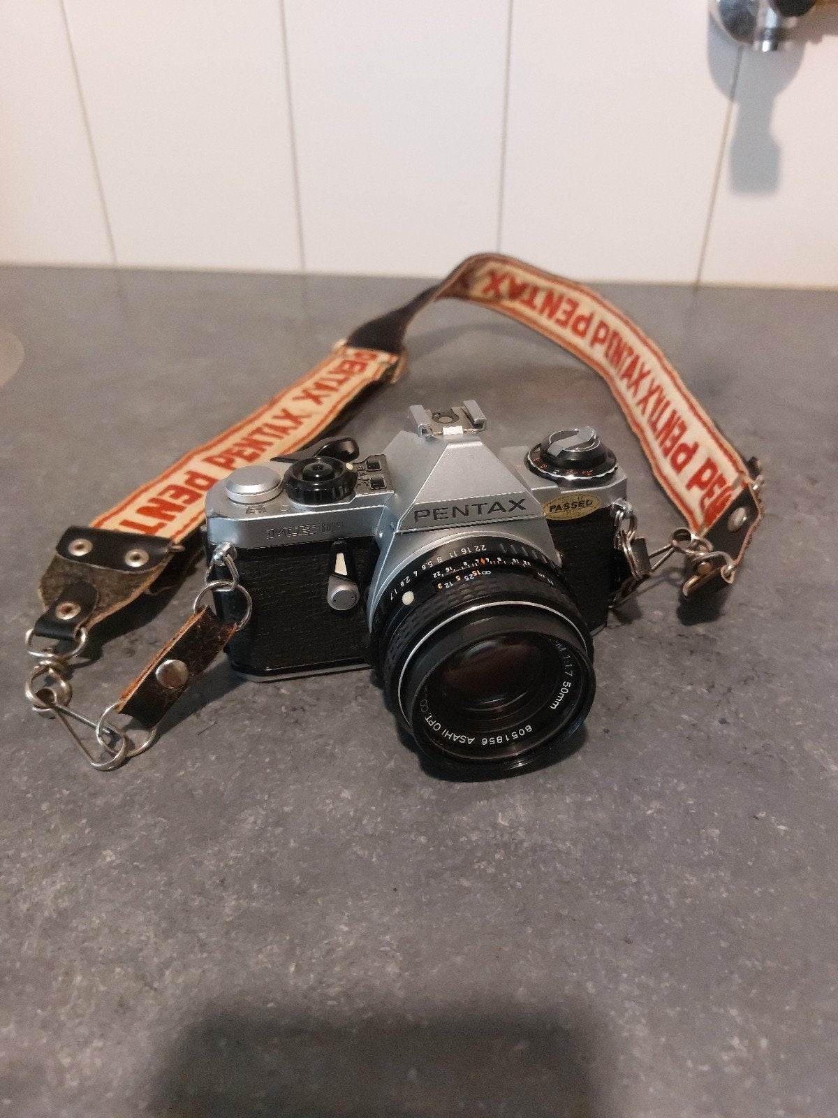 Pentax ME Super analoge spiegelreflexcamera met 50mm lens, Ophalen of Verzenden, Gebruikt, Spiegelreflex, Pentax