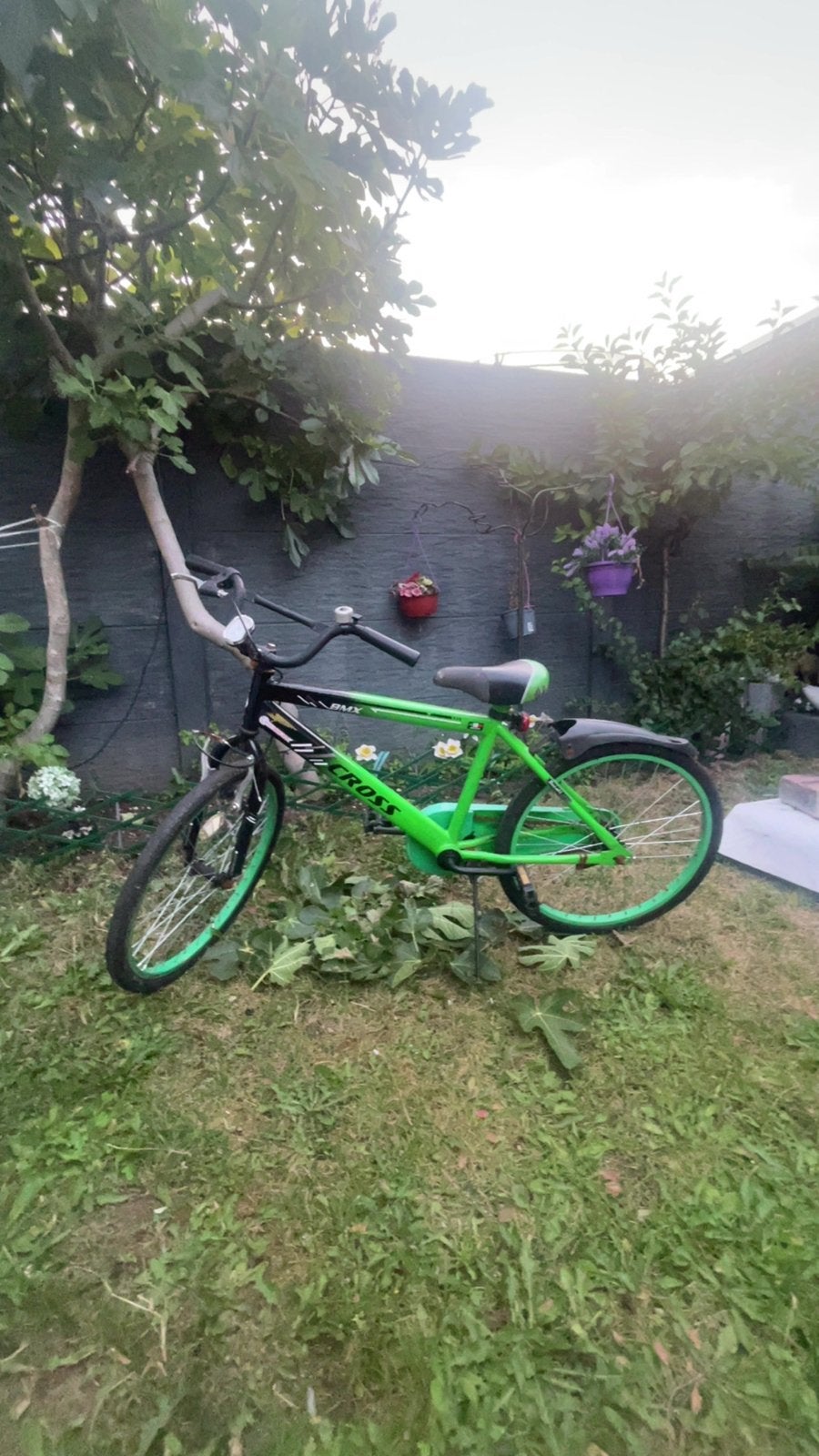 Nette Cross fiets groen/zwart - rem moet nagekeken, Ophalen, Gebruikt