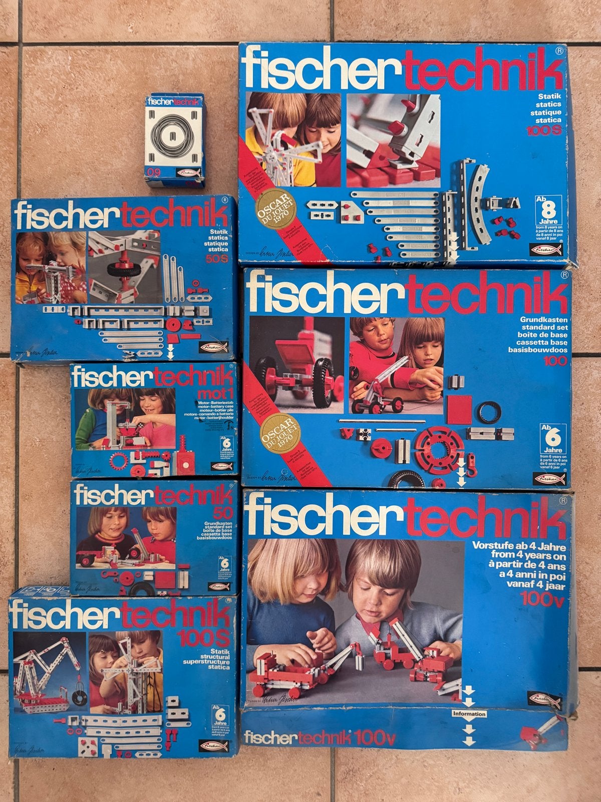 Grote collectie vintage Fischertechnik bouwdozen, Ophalen, Gebruikt, Overige merken