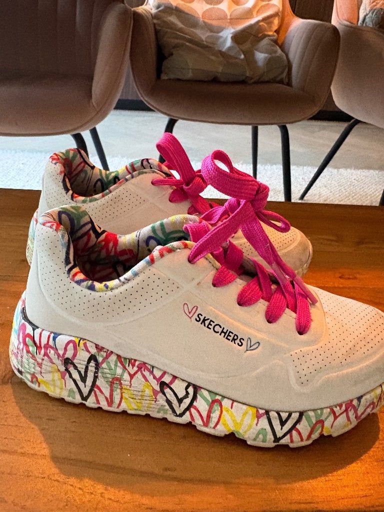 Skechers Street UNO Lite Lovely Luv, Meisje, Schoenen, Zo goed als nieuw, Skechers