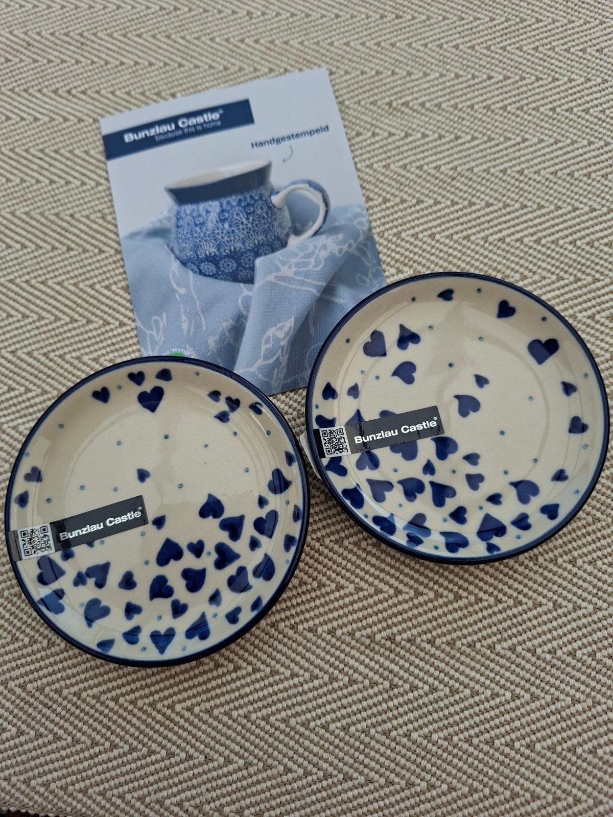 Nieuwe Bunzlau Castle schoteltjes  petit four, Keramiek, Overige typen, Nieuw, Ophalen of Verzenden