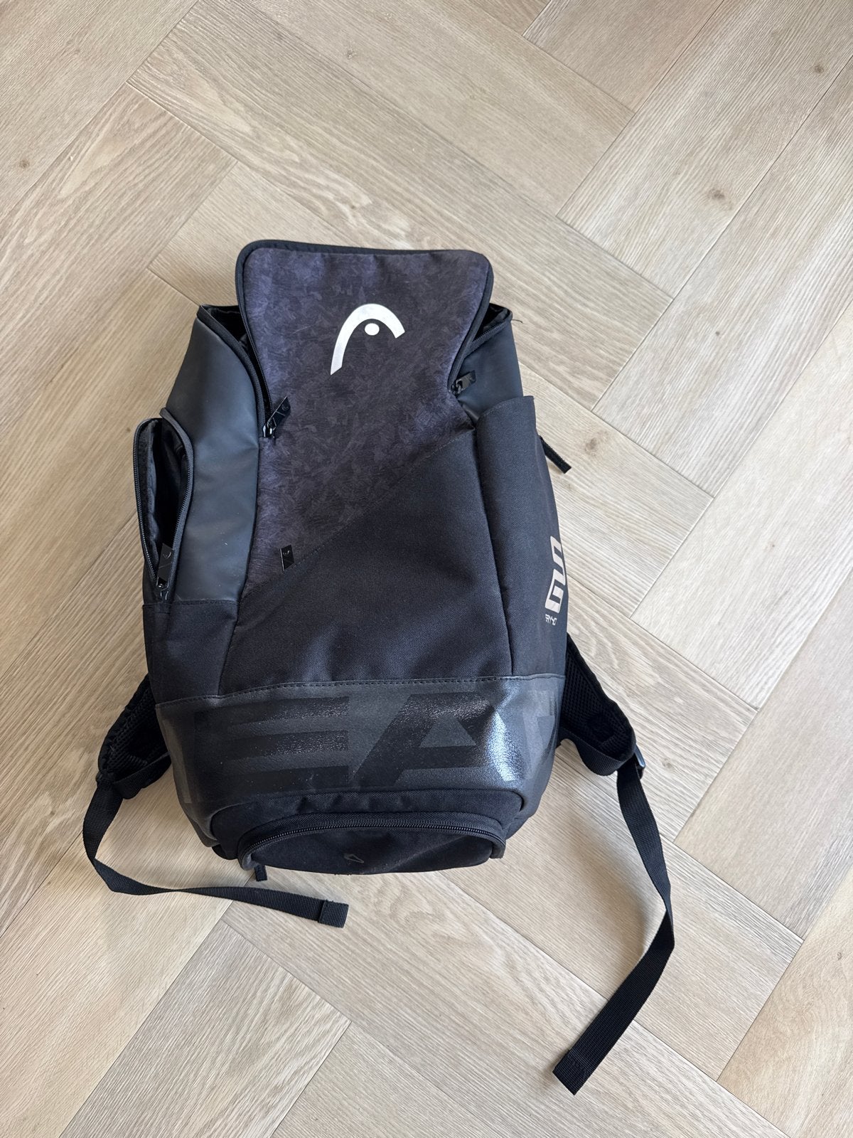 HEAD Alpha Sanyo Padel Rugzak Zwart, Ophalen, Gebruikt, Padeltas