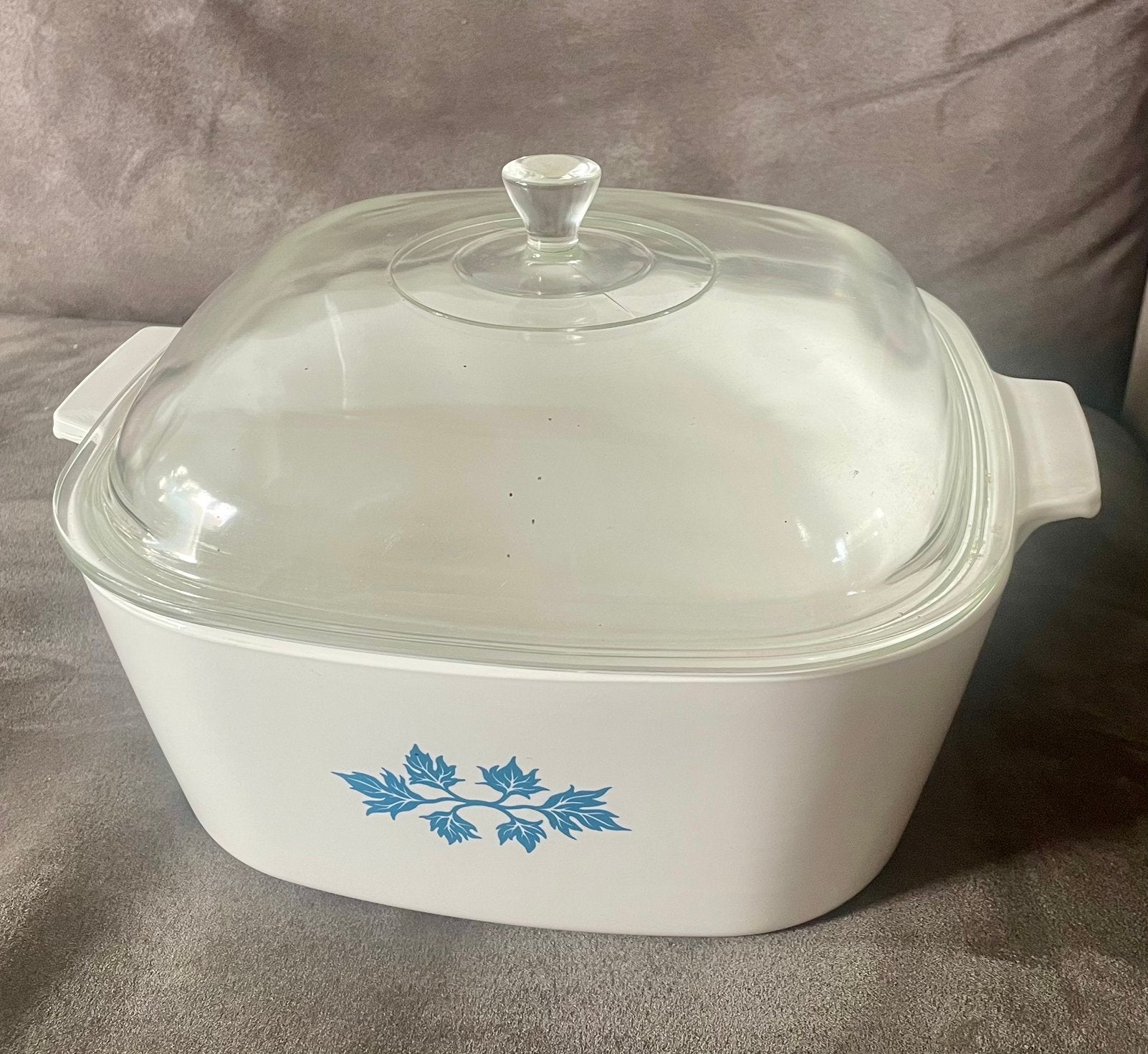 Vintage Pyroflam Symphony Blauw pan/ovenschaal, Ophalen, Overige materialen