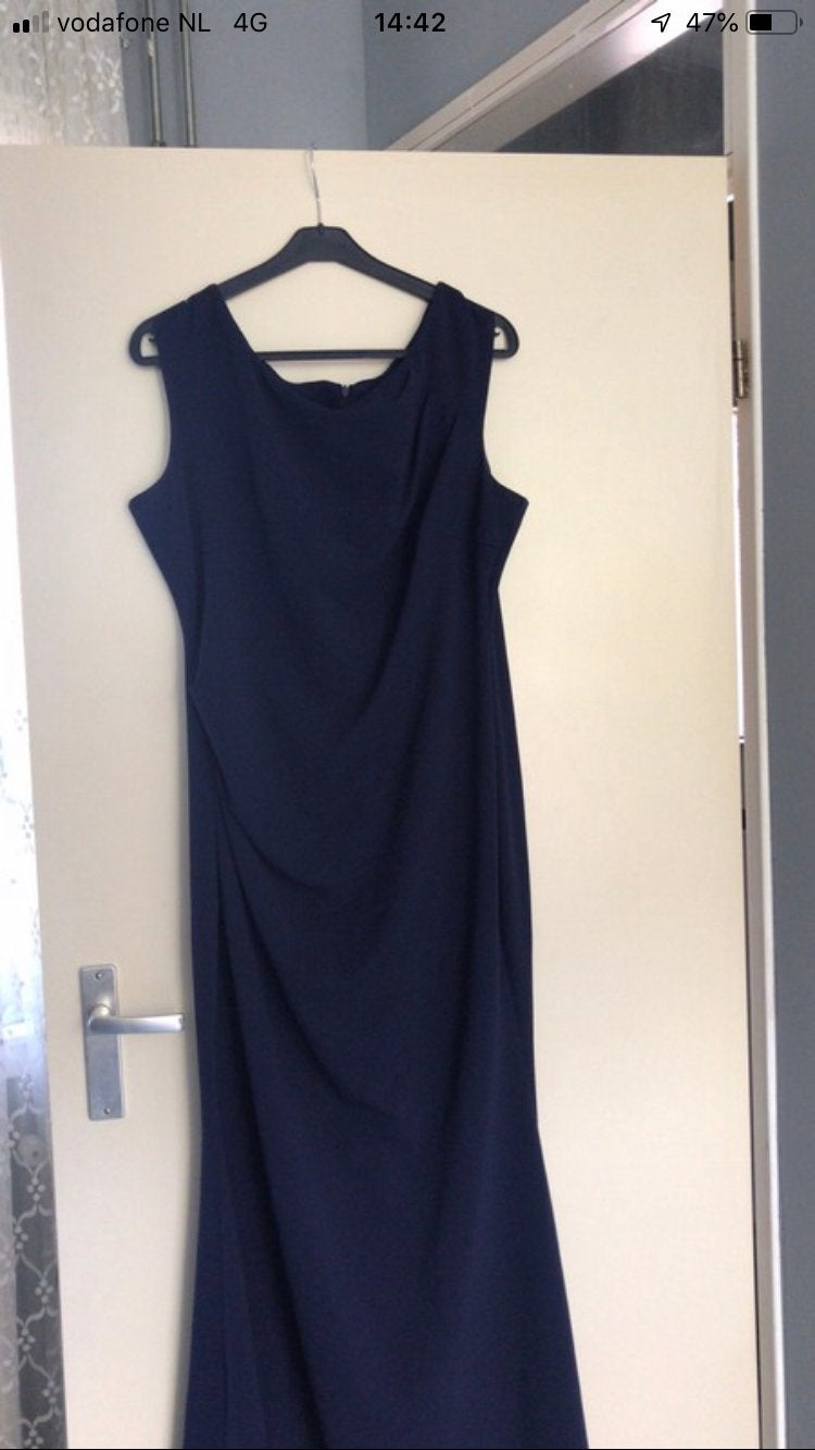 Laatste ‼️ mooie lange marineblauw galajurk te koop nieuw‼️, Kleding | Dames, Gelegenheidskleding, Galajurk, Blauw, Maat 46/48 (XL) of groter