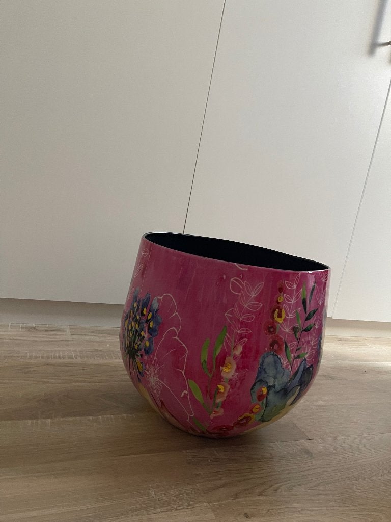 Vaas, Huis en Inrichting, Woonaccessoires | Vazen, Ophalen, 30 cm, Zo goed als nieuw, Roze