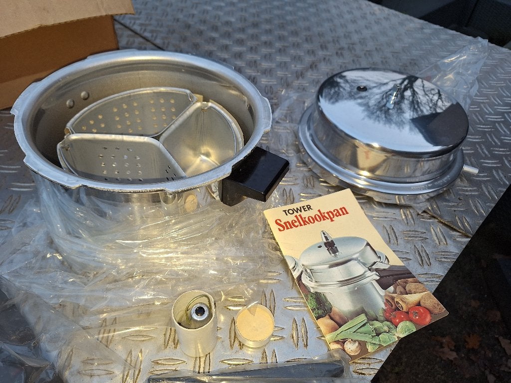 Snelkookpan nieuw, Ophalen of Verzenden, Overige merken, Overige materialen, Snelkookpan