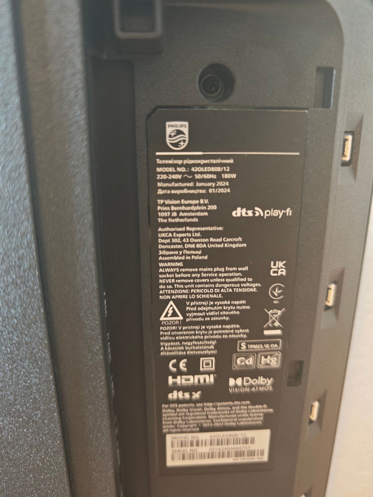 Foto 23 van Philips 42OLED808/12 4K OLED Ambilight – 120Hz/4K - 2024