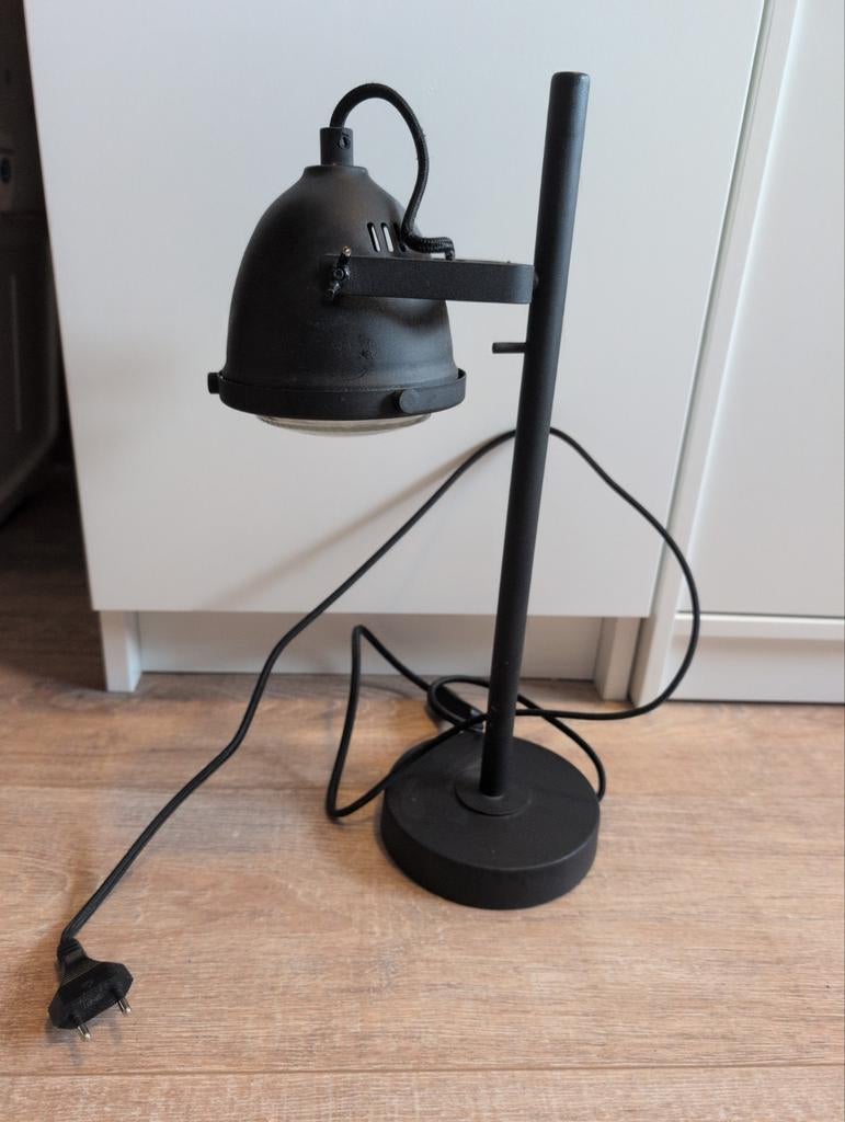 Bureaulamp Chericoni 28 Watt GU10 - Zwart, Gebruikt, Ophalen of Verzenden, Metaal, Modern