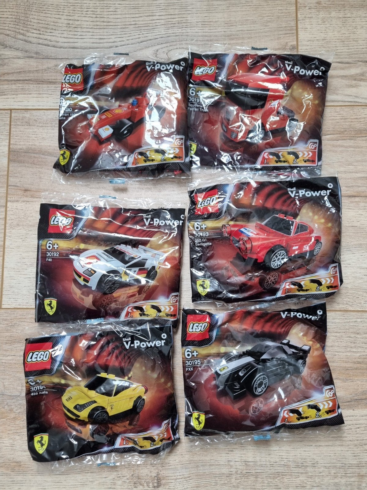 LEGO Shell V-Power Ferrari Collectie - 6 sets, Ophalen of Verzenden, Nieuw, Overige merken